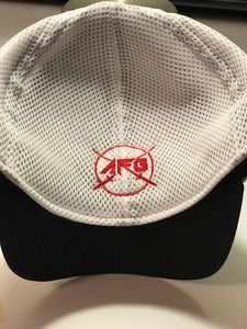 Black and White Fitted Cap